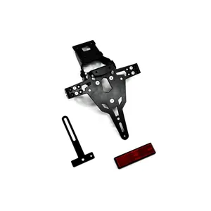 Soporte de matrícula Zieger Pro negro