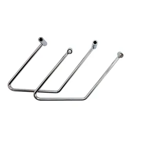 Kit de soporte de alforjas. Cromo