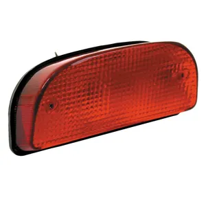 Luz trasera Fat Bob personalizada. Lente roja