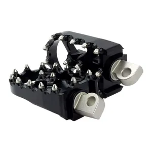 Flo Motorsports, juego de estriberas V3 MX. Negro