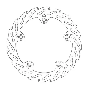 Rotor de freno fijo serie Flame de Moto-Master
