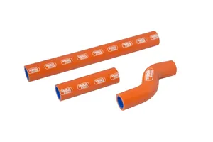 Kit de mangueiras de radiador - mangueiras silicone laranja