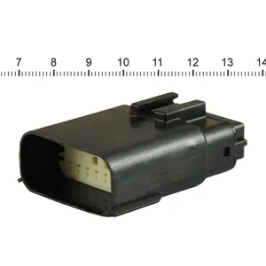 NAMZ, conector Molex MX-150. Negro, hembra, 16 pines
