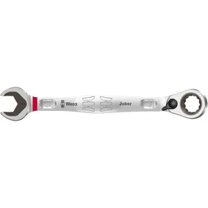Llave de carraca Wera Joker con interruptor, boca abierta/cerrada - Métrica 17