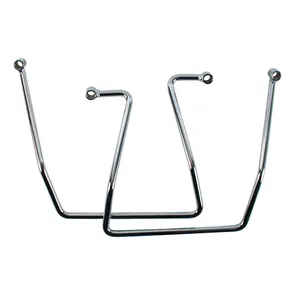 Kit de soporte de alforjas. Cromo