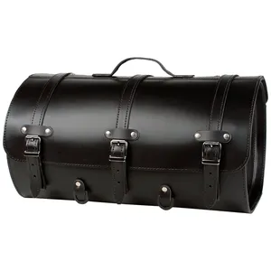 MCS, maleta de cuero para moto. 37 litros. Negro <span style="color: red;font-size: 0,5em">- PEDIDO ESPECIAL -</span>