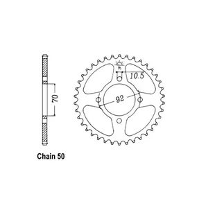 Piñón Trasero JT 476.40