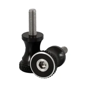 Motone, pernos de asiento de liberación rápida, tamaño corto. 28 mm, negros