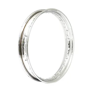 Llanta de rueda WL 2.15x18. Acero chapado en cromo