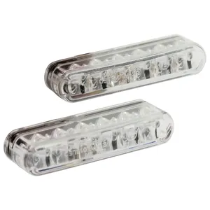Intermitentes LED Shorty. Lente transparente