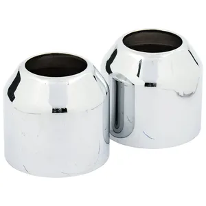 Funda de horquilla, cromada