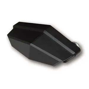 Luz LED para matrícula quadro, negra. Homologación ECE