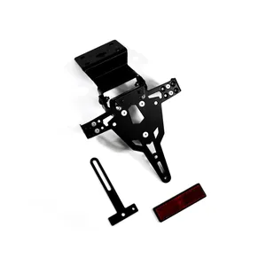 Soporte de matrícula Zieger Pro negro