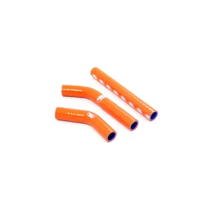 Kit de mangueiras de radiador - mangueiras silicone laranja