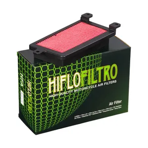 Filtro de aire genérico para motocicleta visto en ángulo frontal