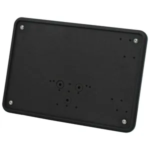 Soporte para matrícula CPV 25 grados. Bélgica. Negro