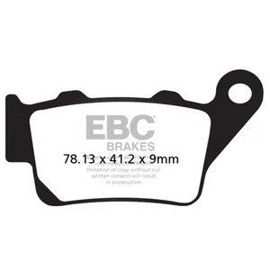 Pastillas de freno sinterizadas EBC Double-H