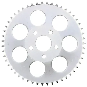 Piñón trasero de zinc con 51 dientes para motocicleta