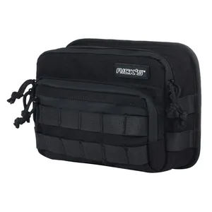 Bolsa de manillar estilo Club de Rick's Motorcycles. Negro