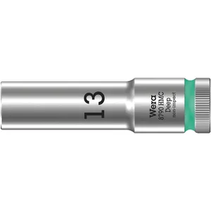 Wera, llave de vaso profunda de 13 mm