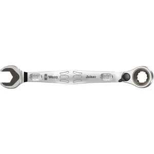 Llave de carraca Wera Joker con interruptor de punta abierta/cerrada - Métrica 12