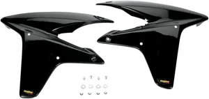 Replacement radiator plastic - TRX450R air intakes black