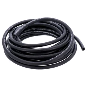 MCS, manguera de línea de combustible/aceite de neopreno negro, 6mm (1/4")