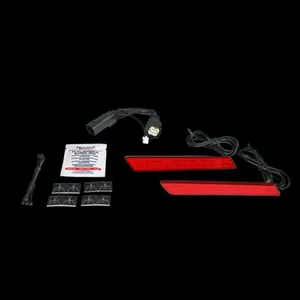Custom Dynamics, luz LED para cierre de alforjas Lightz, lente roja <span style="color: red;font-size: 0,5em">- PEDIDO ESPECIAL -</span>