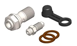 Tornillo banjo metálico para conexión de latiguillo de freno de motocicleta