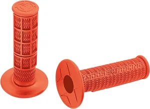 Par de puños Stealth MX estilo flange para motocicleta