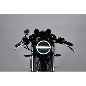 Daytona, faro LED Neo Vintage. Negro