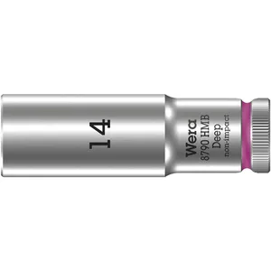 Wera, llave de vaso profunda de 14 mm