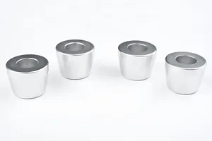 MX-EN handlebar mounts - Rigid cone clamp kit silver