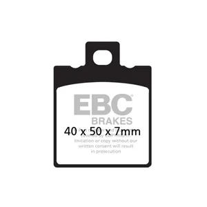 Pastillas de freno EBC Orgánicas