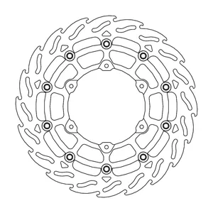 Rotor de freno flotante serie Flame de Moto-Master