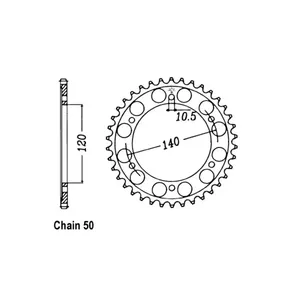 Corona trasera JT 499.40