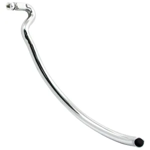 Caballete lateral WL con tuerca. Cromado