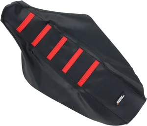 Funda de asiento acanalada - Fundilla negra/roja