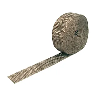 Thermo-Tec, envoltura aislante de escape. 1" de ancho. Fibra de carbono
