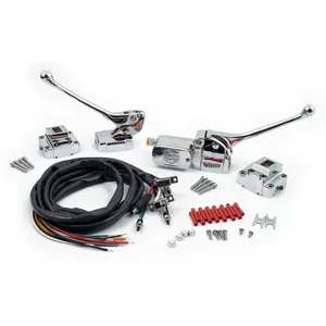 Kit de controles de manillar cromado