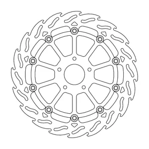 Rotor de freno flotante serie Flame de Moto-Master