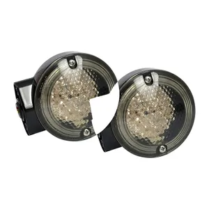 Intermitentes LED estilo FL 86-up. Traseros. Negro brillante