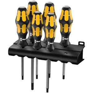 Juego de destornilladores Wera Kraftform punta plana Serie 900