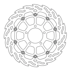 Rotor de freno flotante serie Flame de Moto-Master