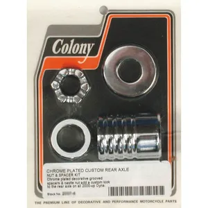 Kit de separadores de eje Colony trasero, estriado