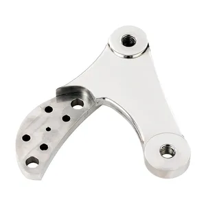 Soporte de montaje para pinza de freno de 2 pistones K-Tech derecho. Pulido