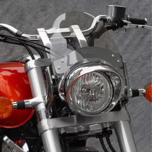 Parabrisas National Cycle Flyscreen® LS tinte claro, cromo