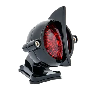 Motone, kit de montaje de luz trasera y guardabarros Cuda. Negro. ECE