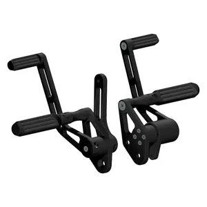 Rick's Motorcycles, kit de controles adelantados. AK47. +2.5". Negro