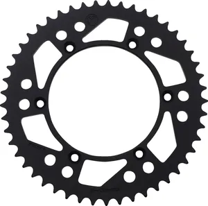 Piñón trasero de aluminio - Corona trasera 49 dientes negro